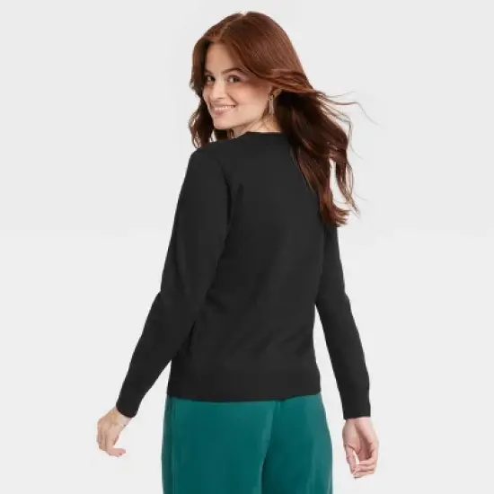 Women's Fine Gauge Crewneck Sweater - A New Day&trade; image {1}