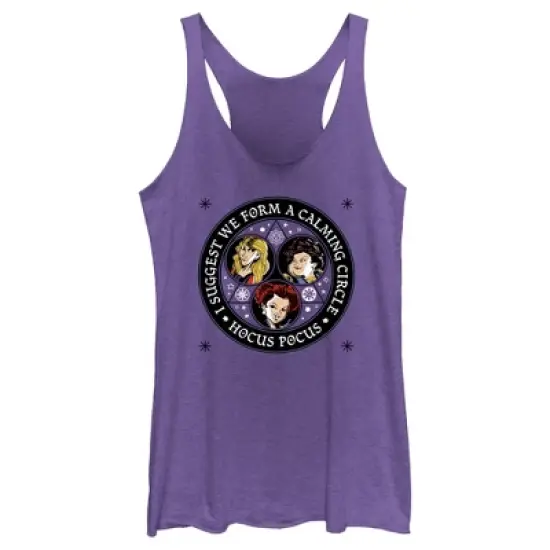 Women's Hocus Pocus Calming Circle Racerback Tank Top image {3}