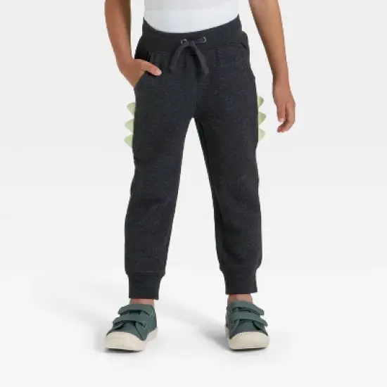 Toddler Boys' Halloween Dino Pants - Cat & Jack&trade; Black image {3}