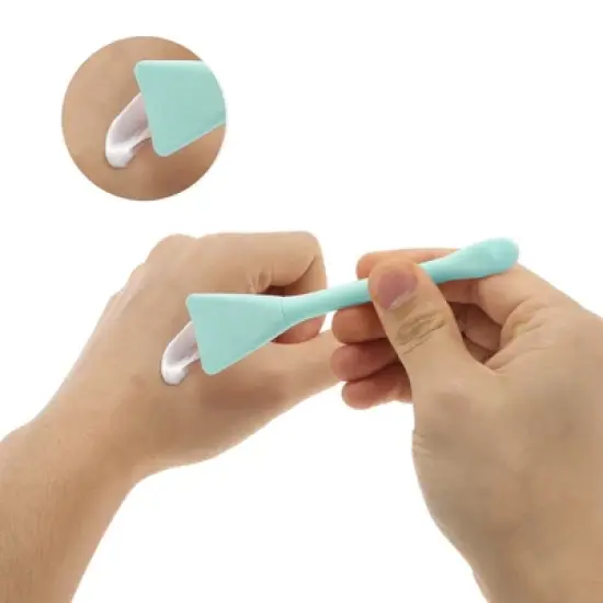 Unique Bargains Facial Mask Brush with A Spoon 1 Pc image {2}