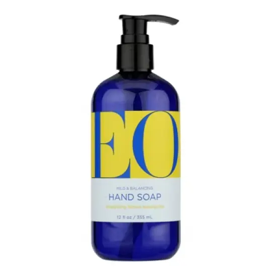 EO Products Energizing Lemon and Eucalyptus Hand Soap - 12 fz image {5}
