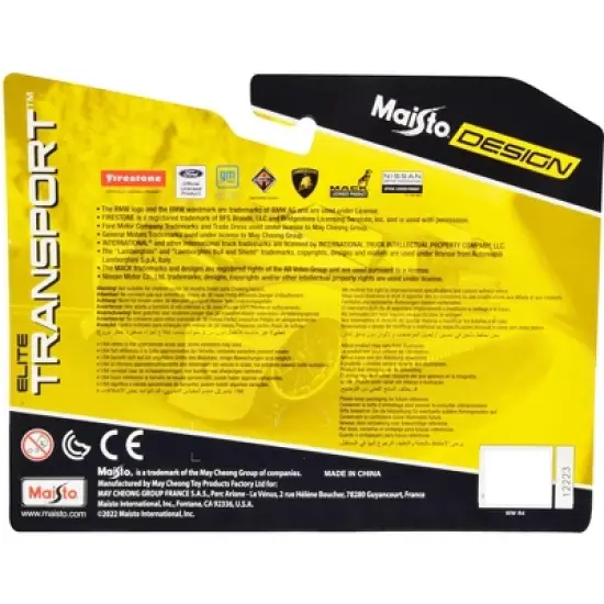 1957 Chevrolet Flatbed Truck and 1959 Chevrolet Impala SS Hot Pink with Black Top and Graphics 1/64 Diecast Models by Maisto image {1}