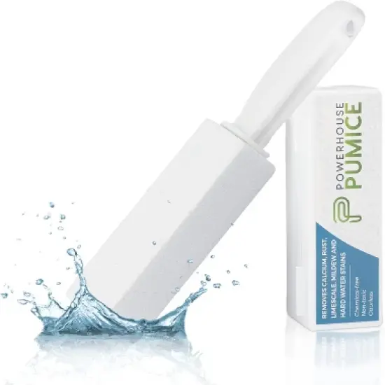 Powerstone Pumice Stone Toilet Bowl Cleaner w/ Handle image {4}