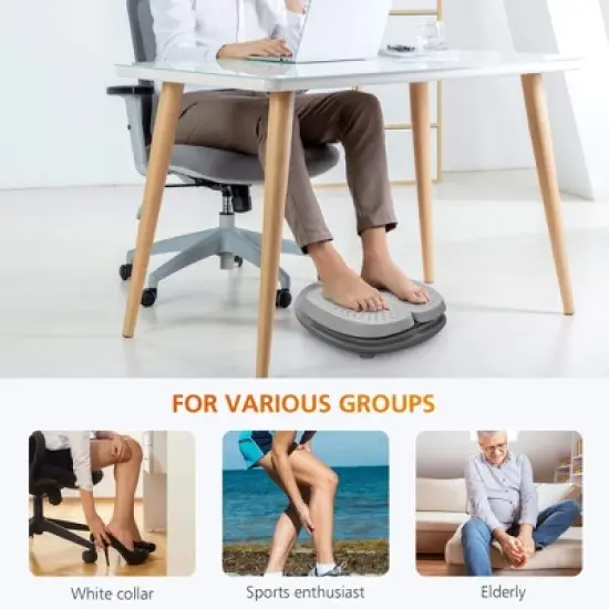 SNAILAX Vibration Foot Massager with Heat - Remote Control & Adjustable image {6}