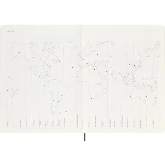 Moleskine 2023 Notebook Planner Weekly 18 Month XL Soft Cover Sapphire Blue image {5}