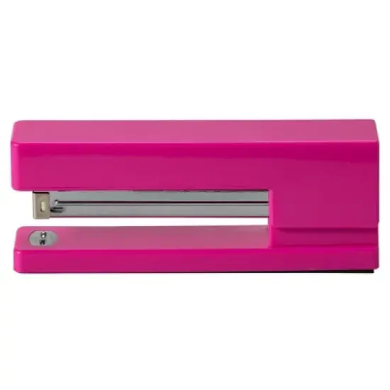 JAM Paper Modern Desk Stapler - Pink: Office Supplies, Plastic, 1.12" Height, 2.5" Width image {2}