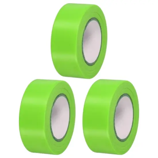 Unique Bargains PVC Non-Adhesive Flagging Tapes for Tree Outdoor Trail 3 Pcs image {6}