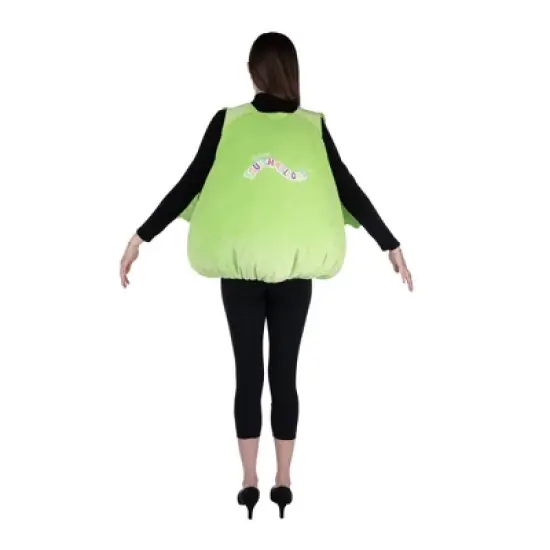 Squishmallows Adult Leap the Bat Halloween Costume Bodysuit Green OSFM image {4}