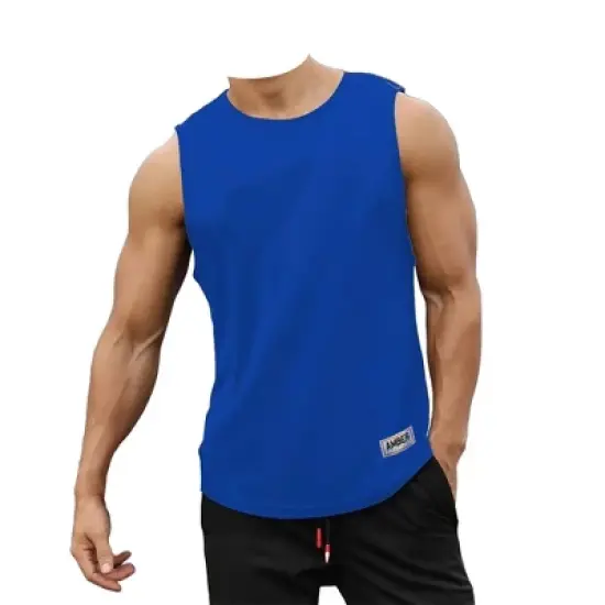 Amber Fight Gear Premium Durable Boxing Jersey with Satin Finish &ndash; Comfortable & Stylish Training Gear for Optimal Performance, Blue, X-Large image {5}