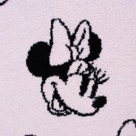Minnie Mouse Rosy Bows 50x60 Feather Knit Throw image {3}