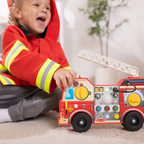 Melissa & Doug Lights & Sounds Fire Truck Activity Board image {5}