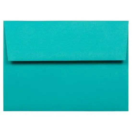 JAM PAPER A10 Colored Invitation Envelopes - 6 x 9 1/2 - Sea Blue Recycled - 100/Pack image {5}