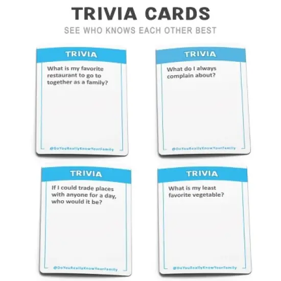 ASM Games Do You Really Know Your Family? Board Game image {2}