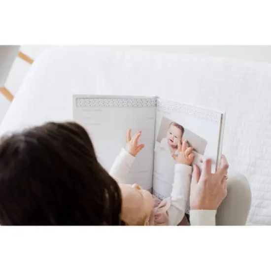 Pearhead Hello Baby Polkadot Baby Memory Book image {6}