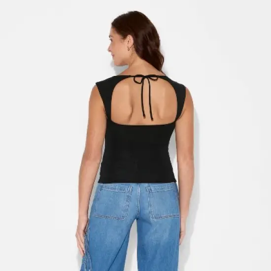 Women's Synthetic Open Back Tank Top - Wild Fable&trade; image {2}
