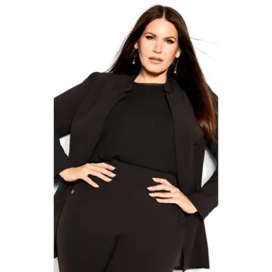 Women's Plus Size  Hannah Jacket - black | CITY CHIC image {3}