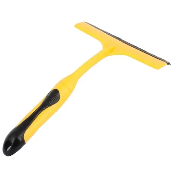 Unique Bargains Yellow Universal Car Ice Scraper Windshield Snow Water Removal Cleaning Tool 1 Pc image {2}