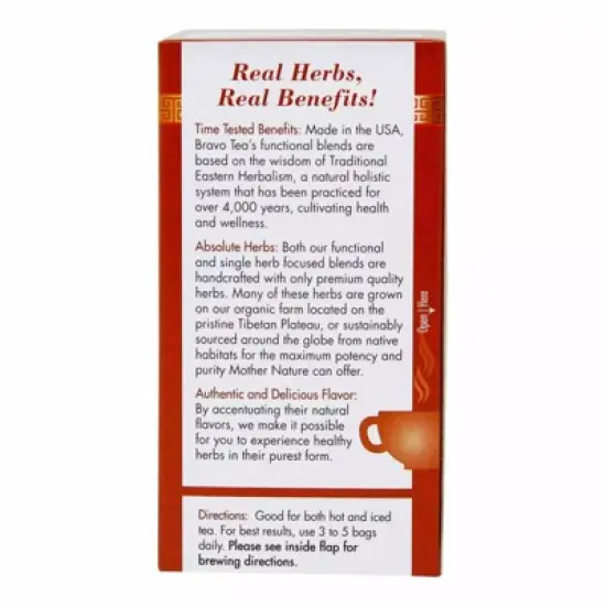 Bravo Tea Elderberry Tea - 1 Box/20 Bags image {2}