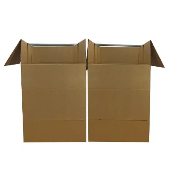UBMOVE Shorty Wardrobe Moving Box (2 Piece) 20" x 20" x 34" image {6}