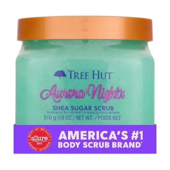 Tree Hut Aurora Nights Shea Sugar Scrub - 18oz image {2}