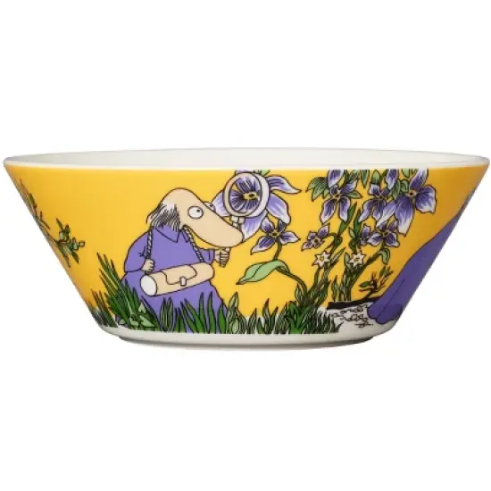Moomin bowl 15cm Hemulen yellow image {1}