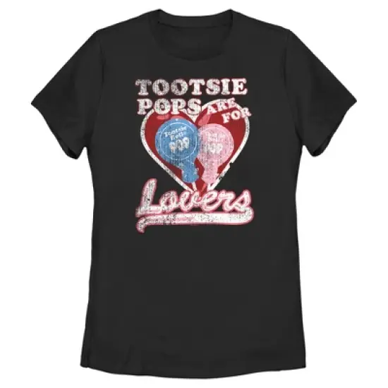Women's Tootsie Pop Vintage Pops Are For Lovers T-Shirt image {3}
