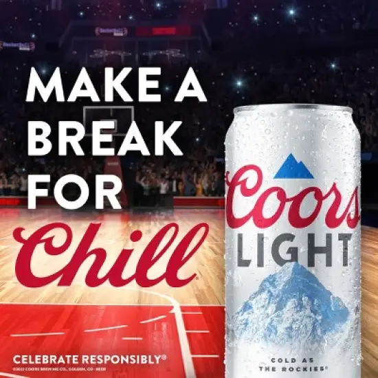 Coors Light Beer - 24 fl oz Can image {6}
