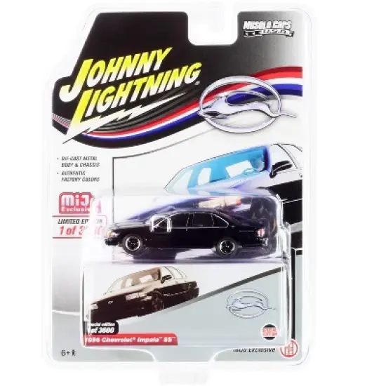 1996 Chevrolet Impala SS Black Limited Ed to 3600 pcs "Muscle Cars U.S.A." Series 1/64 Diecast Model Car by Johnny Lightning image {2}