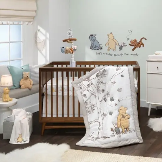 Lambs & Ivy Disney Baby Storytime Pooh Musical Baby Crib Mobile Soother Toy image {4}