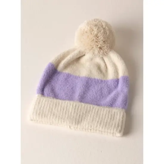 Shiraleah Purple Stripe Sawyer Hat image {2}