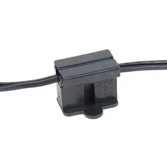 Novelty Lights Black Snap-On Vampire Plug SPT-2 for C9/C7 Socket or Zip Cord Wire image {4}