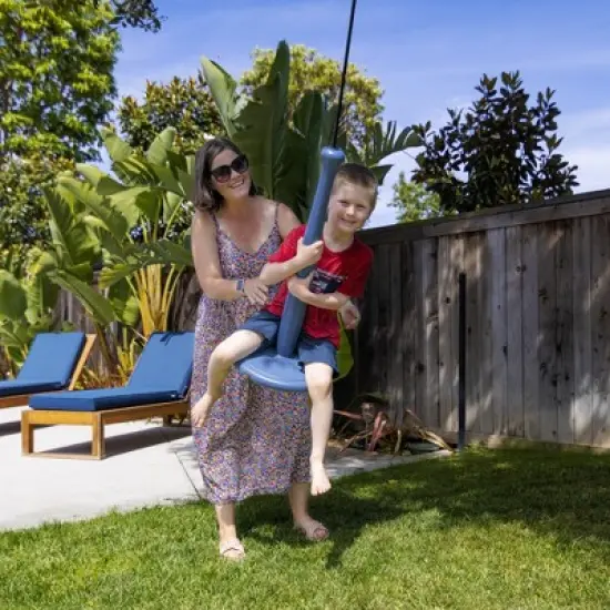 GoSports Free Flight Modern Kid Tree Swing with Rope and Carabiner image {2}