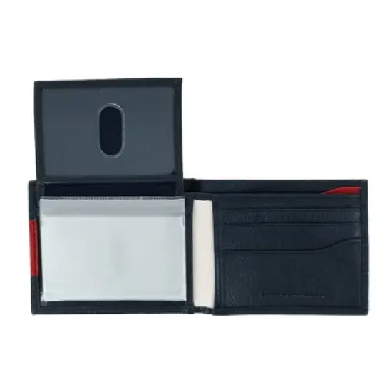 Tommy Hilfiger Men's Leather Orson RFID Bifold Wallet with Removable Passcase image {3}