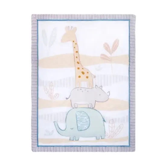 Sammy & Lou Safari Baby Crib Bedding Set - 4pc image {2}