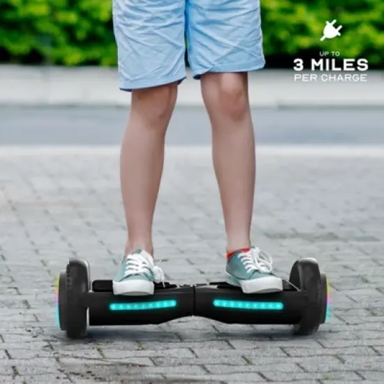 Voyager Hoverboard with light-up and lava effect wheels image {6}