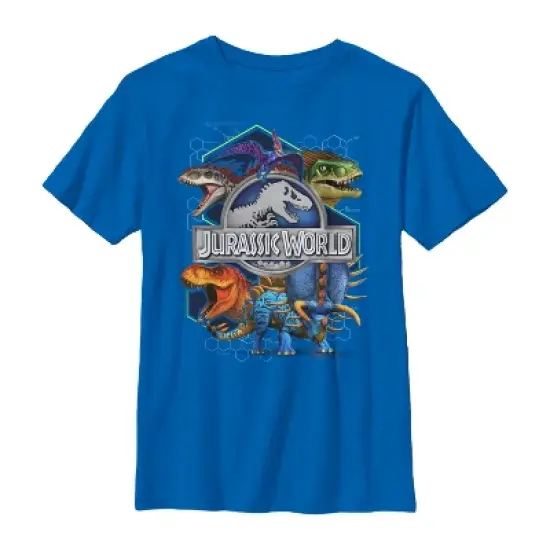 Boy's Jurassic World Dino DNA Sequence T-Shirt image {3}