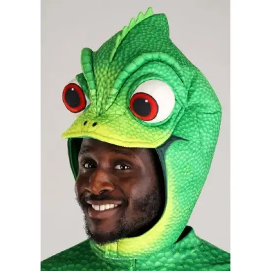 HalloweenCostumes.com Men's Disney Tangled Pascal Halloween Costume | Adult Chameleon Themed Outfit image {8}