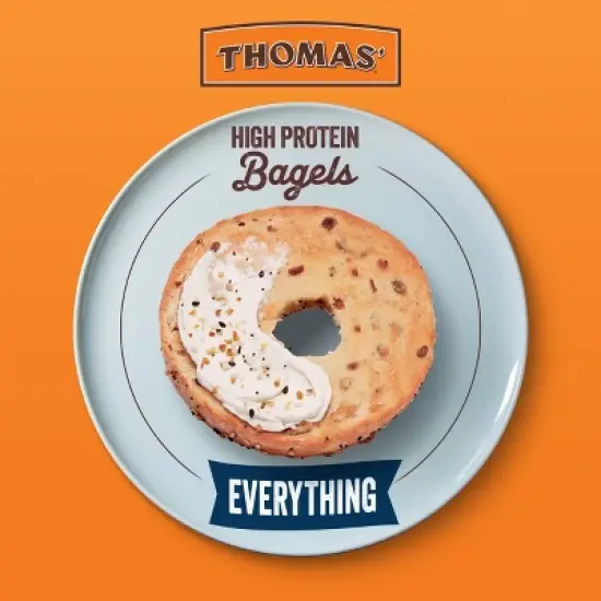 Thomas High Protein Everything Bagels - 15.5oz/4ct image {3}