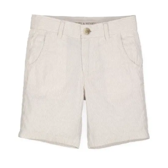 Hope & Henry Boys' Organic Cotton Seersucker Short, Toddler image {11}