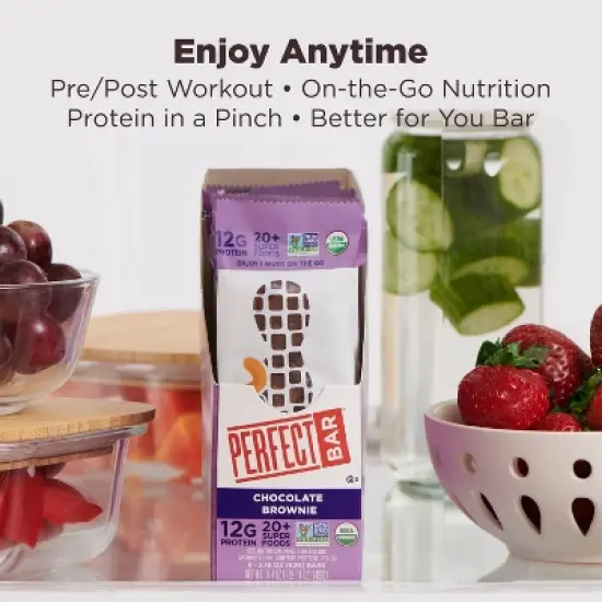 Perfect Bar Chocolate Brownie Refrigerated Protein Bars - 2.18oz image {6}