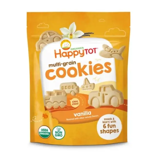Happy Baby, Happy Family Family HappyTot Transportation Baby Cookies - Vanilla - 4.4oz image {7}