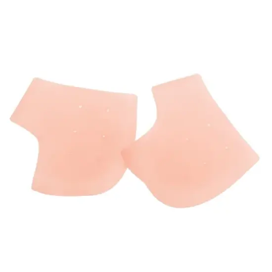 Unique Bargains Silicone Tape Hole Heel Protectors 1 Pair image {7}