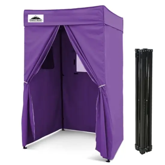 EAGLE PEAK 4x4 Pop Up Canopy, Portable Privacy Changing Room Photoshoots image {14}