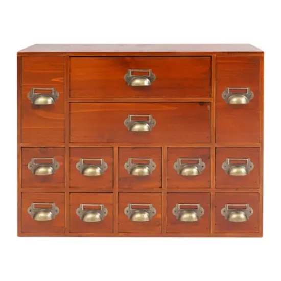 YIYIBYUS Drawers Storage Cabinet with 14 Drawers, Tabletop Drawer Organizer image {7}