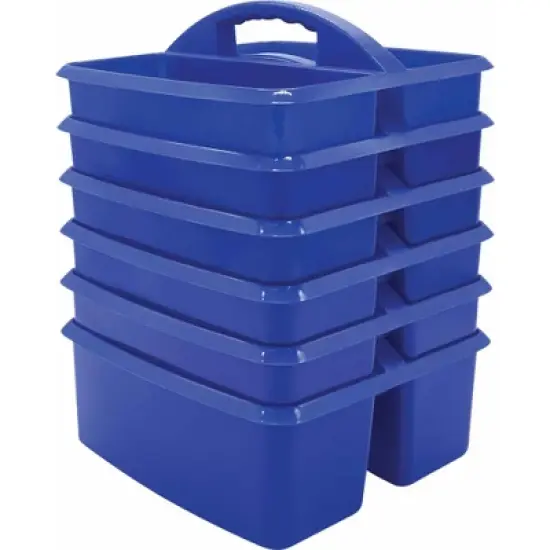 Teacher Created Resources&reg; Blue Plastic Storage Caddy, Pack of 6 image {5}