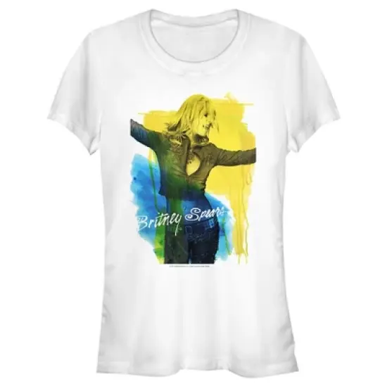 Junior's Britney Spears Rocker Color T-Shirt image {3}