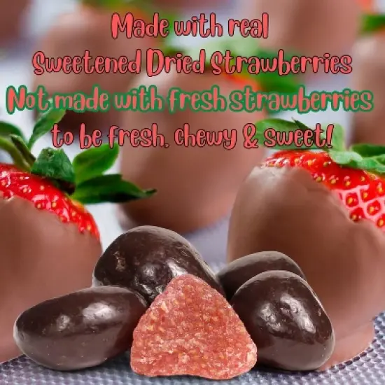 Dark Chocolate Covered Dried Strawberries by It's Delish image {4}