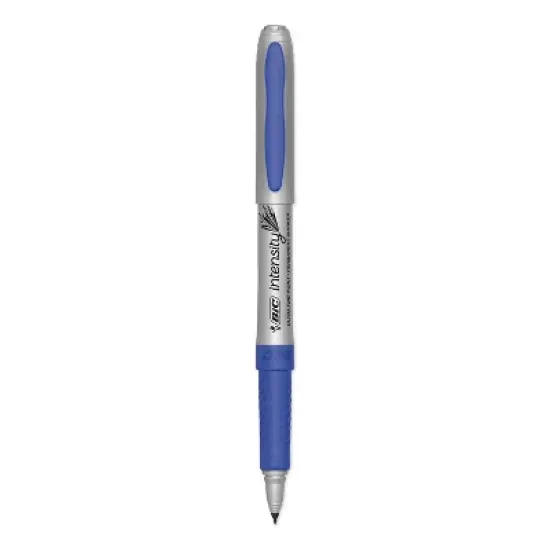 Bic Intensity Ultra Permanent Marker Extra-Fine Needle Tip Deep Sea Blue Dozen GPMU11BE image {1}