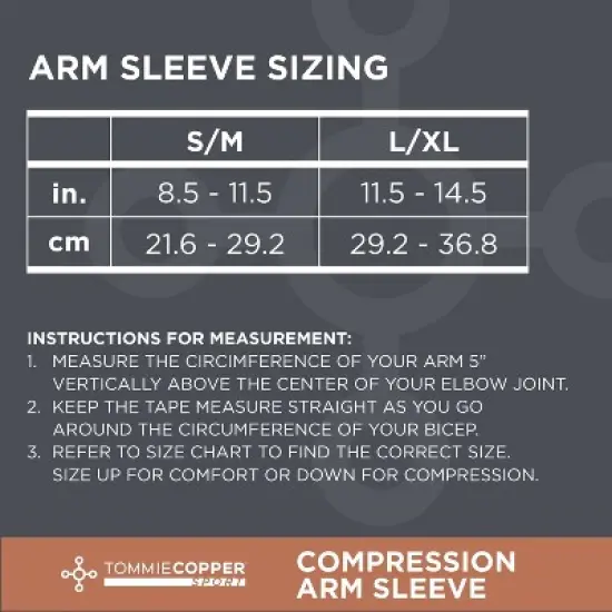 Tommie Copper Compression Arm Support Sleeve image {3}