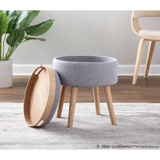 Tray Foot Stool Ottoman - LumiSource
 image {8}